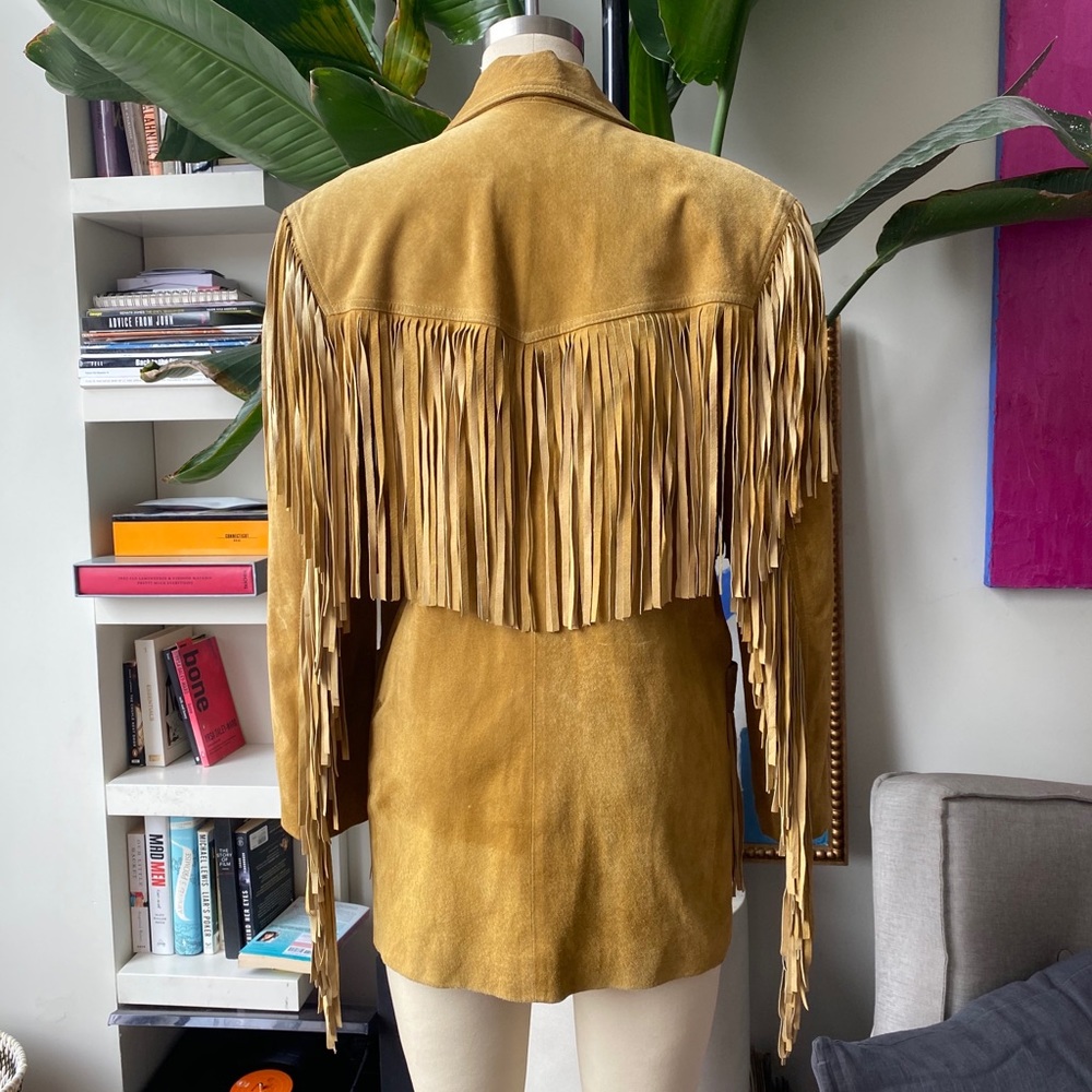 COPY - Great condition suede vintage leather jack…
